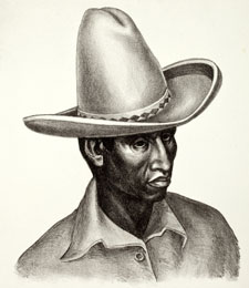 Navajo Man by Jerry Bywaters, 1941